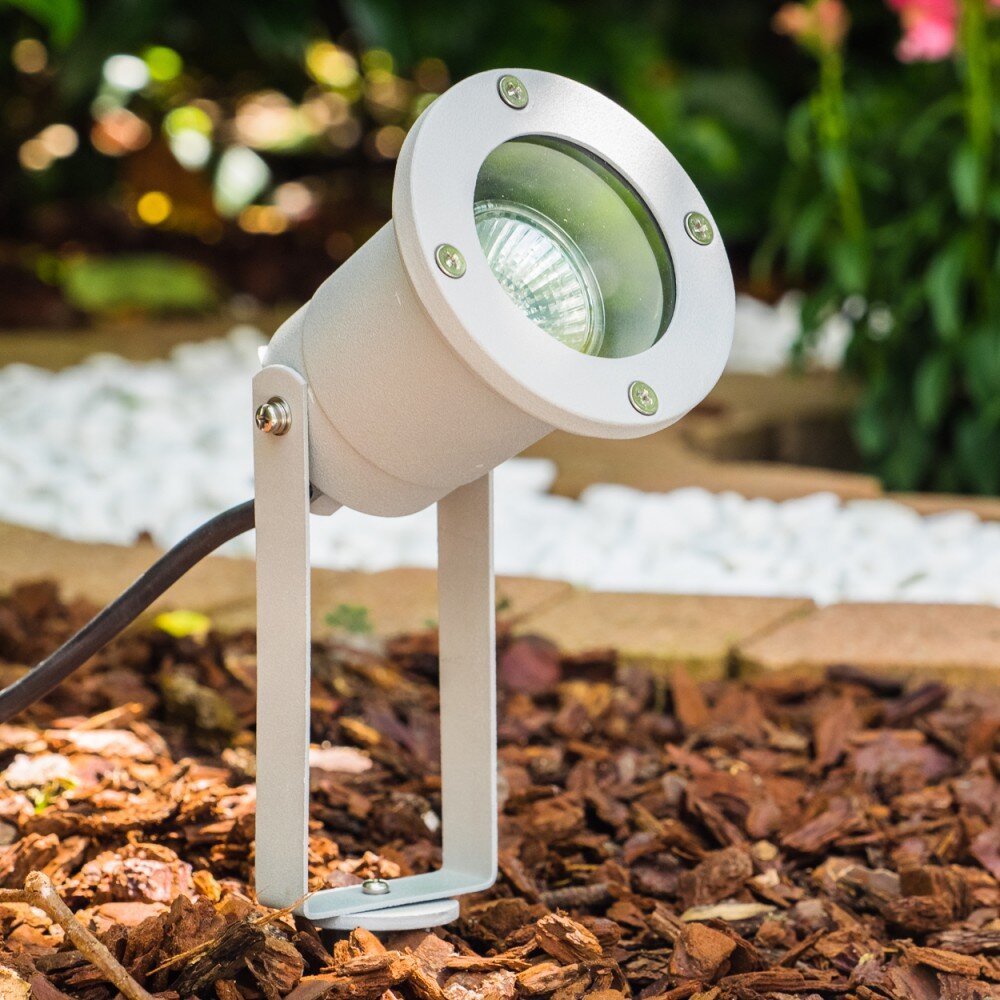 Pilsen Tuinspot Zilver, 1-licht