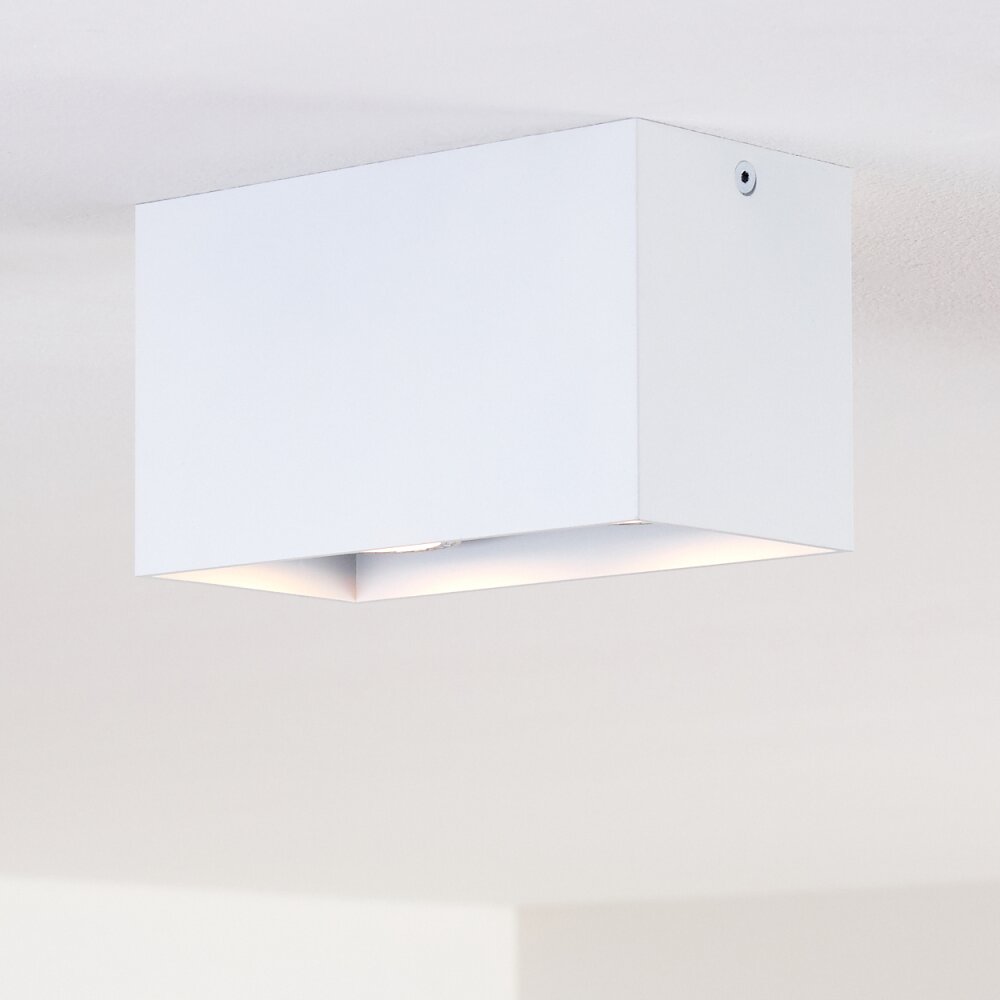 Awuna Plafondlamp Wit, 2-lichts