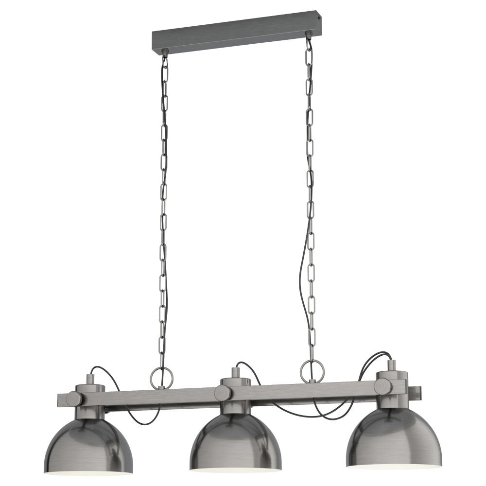 EGLO LUBENHAM Hanger Cream, Nikkel mat, 3-lichts main product photo