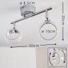 Soppana Plafondlamp LED Chroom, 2-lichts
