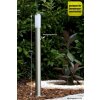 Massive Padverlichting roestvrij staal, Wit, 1-licht, Bewegingsmelder