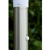 Massive Padverlichting roestvrij staal, Wit, 1-licht, Bewegingsmelder