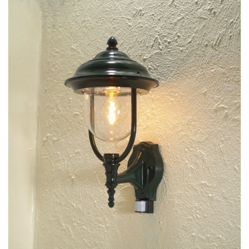 Konstsmide Parma Bewegingsmelder Zwart, 1-licht, Bewegingsmelder main product photo