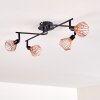 Grönhöj Plafondlamp Zwart, 4-lichts