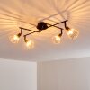 Grönhöj Plafondlamp Zwart, 4-lichts