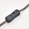 Oksbol Tafellamp Donkerbruin, Grijs, Staal geborsteld, 1-licht