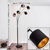 Alsen Staande lamp Zwart, 5-lichts