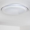 Bleik Plafondlamp LED Wit, 1-licht, Afstandsbediening