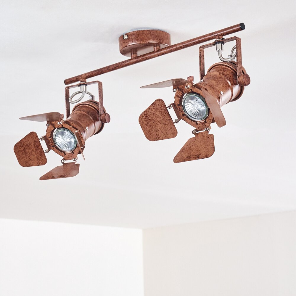 Lichinga Plafond straler Roest, 2-lichts