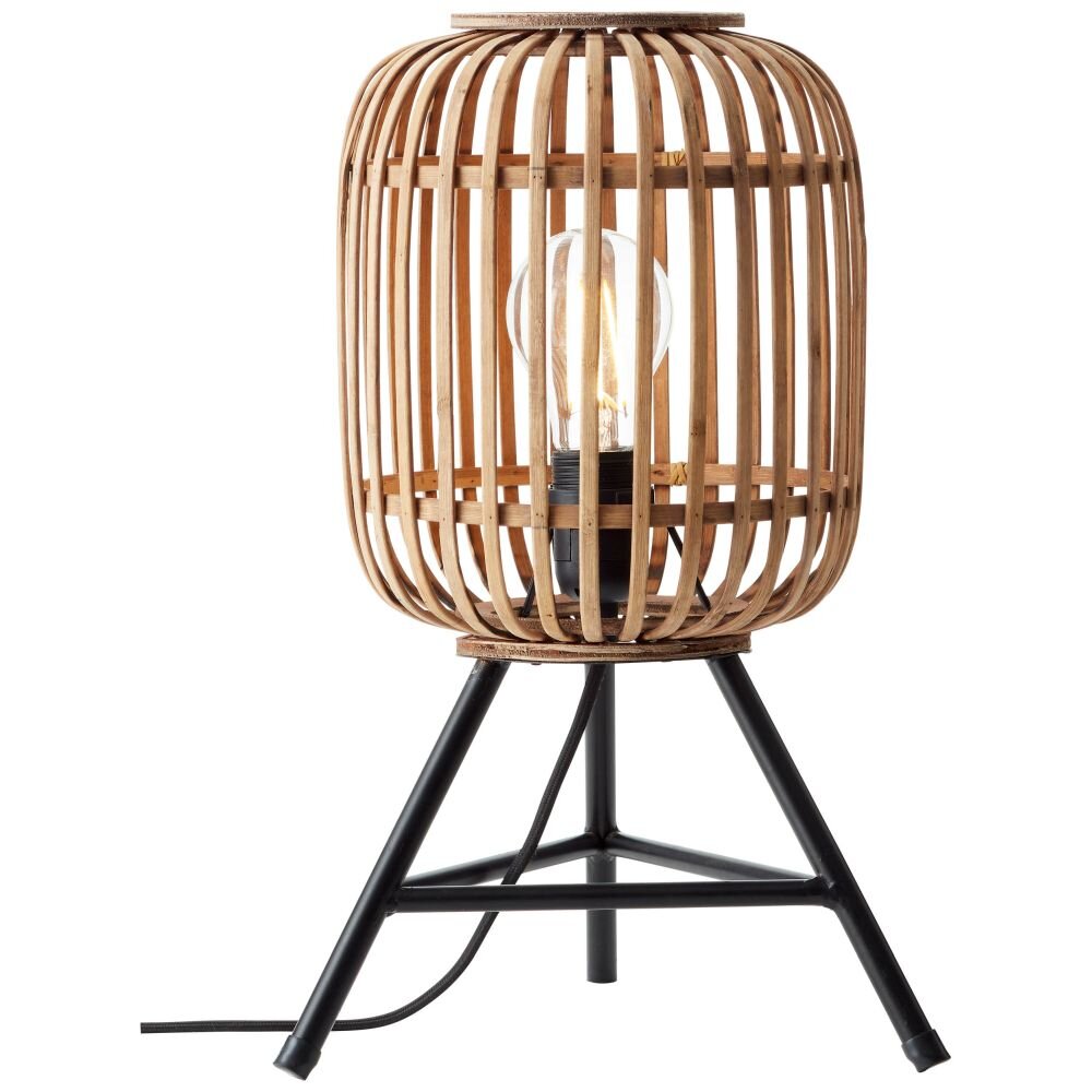 Brilliant Woodrow Tafellamp Bruin, 1-licht main product photo