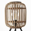 Brilliant Woodrow Tafellamp Bruin, 1-licht