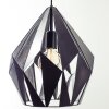 Eglo CARLTON 1 Hanger Zwart, Zilver, 1-licht