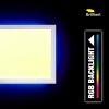 Brilliant Alissa Paneel LED Zilver, 1-licht, Afstandsbediening, Kleurwisselaar