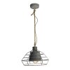 Brilliant Walter Hanglamp Grijs, 1-licht