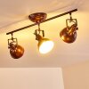 Tina Plafondlamp Roest, 3-lichts