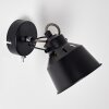 Safari Muurlamp Zwart, 1-licht