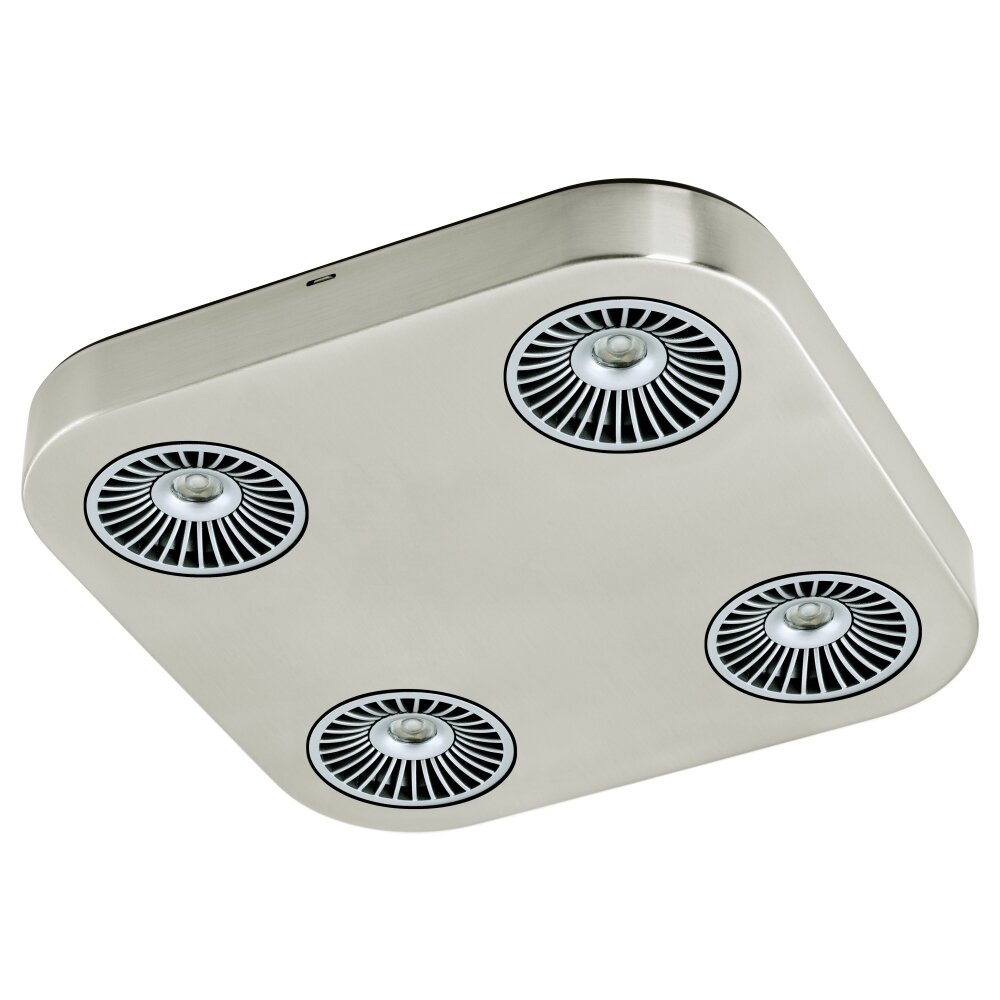 Eglo MONTALE Plafondlamp LED Nikkel mat, 4-lichts main product photo