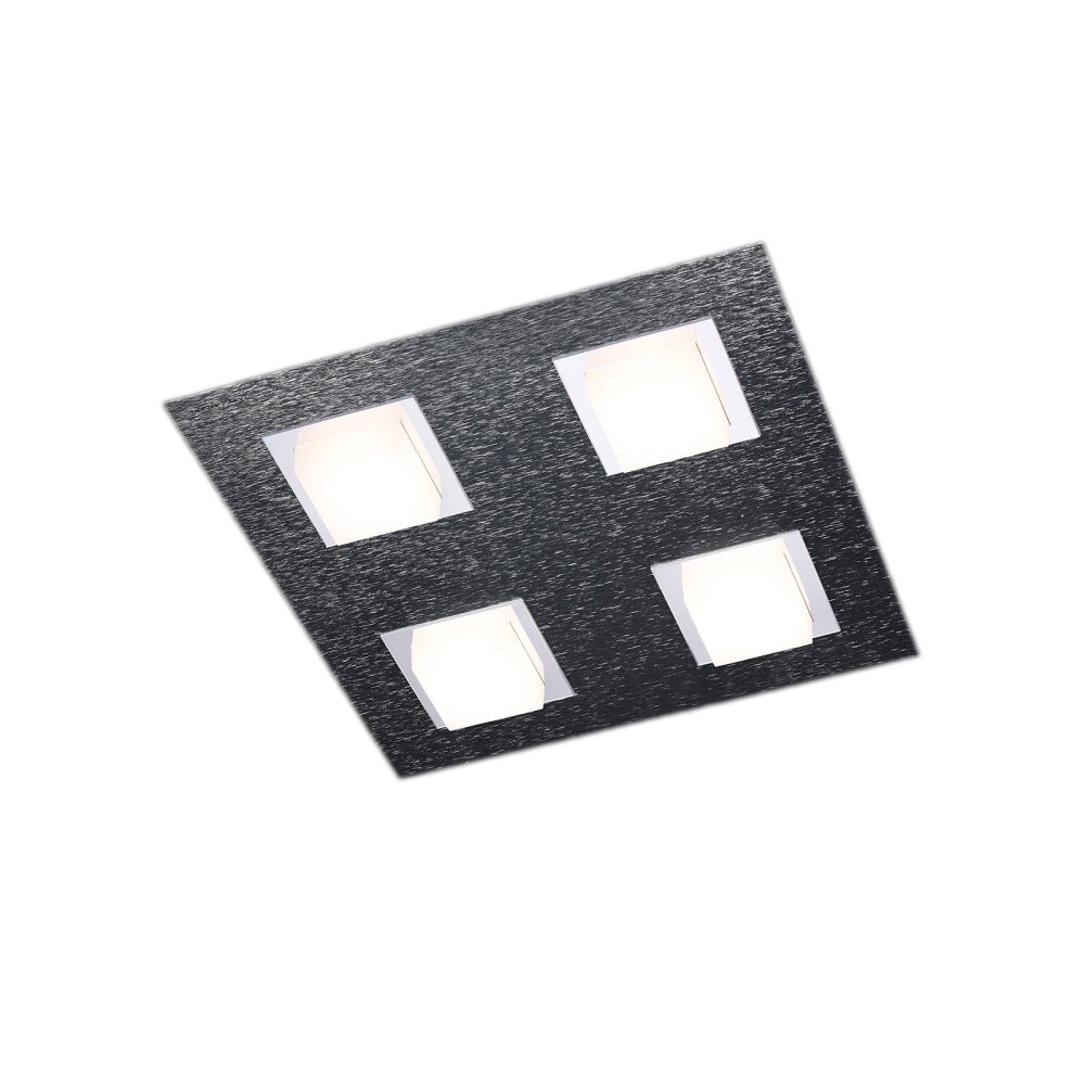 Grossmann BASIC Plafondlamp LED Antraciet, 4-lichts main product photo