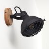 Onsala Wandlamp Bruin, Zwart, 1-licht