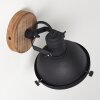 Onsala Wandlamp Bruin, Zwart, 1-licht