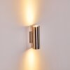 Zuoz Muurlamp Nikkel mat, 2-lichts