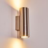 Zuoz Muurlamp Nikkel mat, 2-lichts