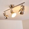 Tina Plafondlamp Nikkel mat, 3-lichts