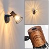 Errested Muurlamp Hout donker, Zwart, 1-licht Errested Muurlamp Hout donker, Zwart, 1-licht