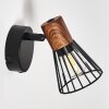 Errested Muurlamp Hout donker, Zwart, 1-licht Errested Muurlamp Hout donker, Zwart, 1-licht