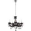 Globo Cuimbra II Luster Zwart, 5-lichts