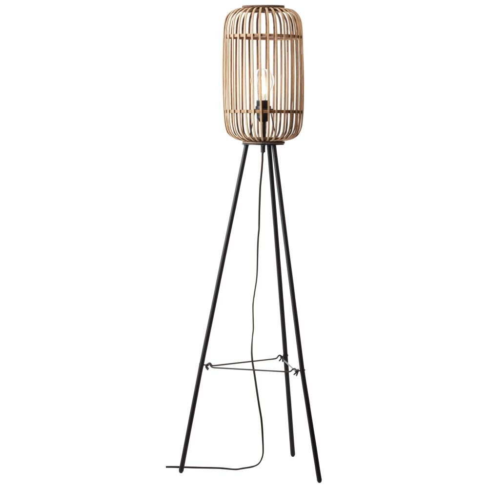 Brilliant Woodrow Staande lamp Bruin, 1-licht main product photo
