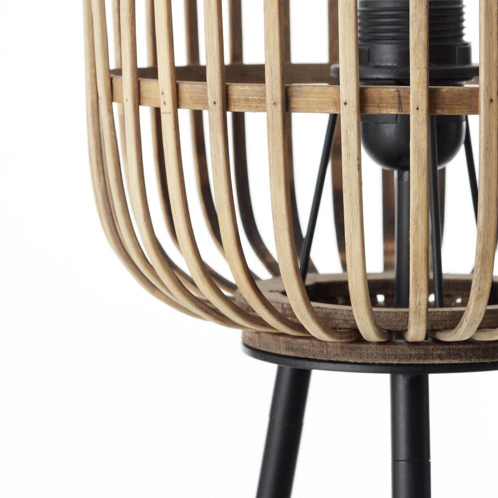 Brilliant Woodrow Staande lamp Bruin, 1-licht