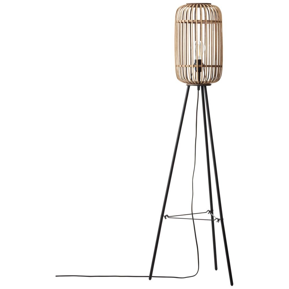 Brilliant Woodrow Staande lamp Bruin, 1-licht