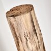Bansberia Staande lamp LED Hout licht, Zwart, 1-licht