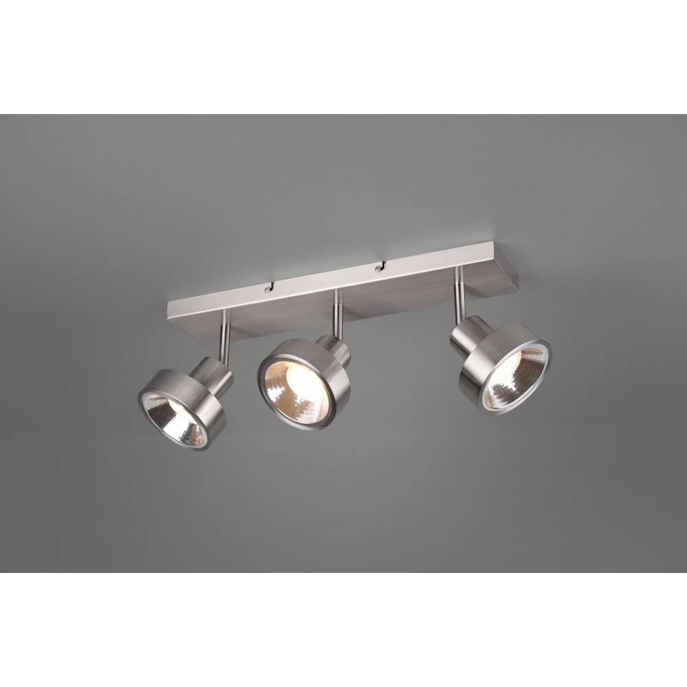 Trio Leon Spotlamp LED Nikkel mat, 3-lichts main product photo