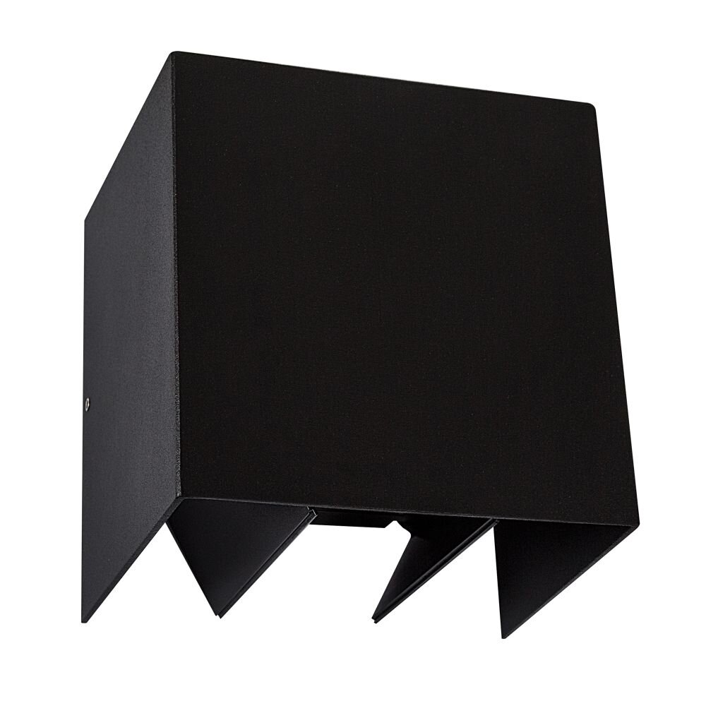 KS Verlichting Channel Muurlamp LED Zwart, 2-lichts main product photo