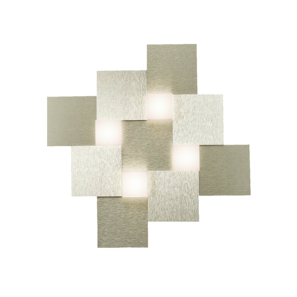 Grossmann CREO Plafondlamp LED Champagne, 4-lichts main product photo