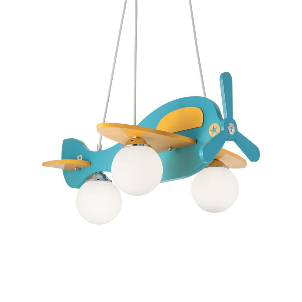 Ideallux AVION-1 Hanger Kleurrijk, 3-lichts main product photo